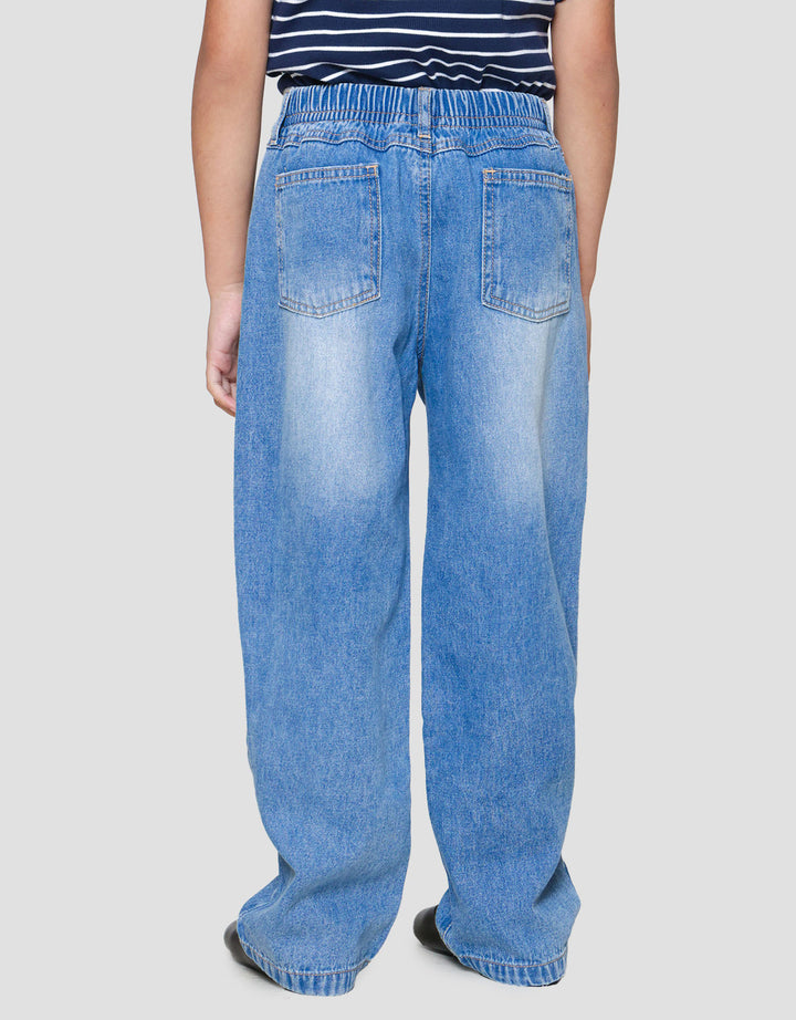 Little M Simply Mom Fit Celana Denim Anak Perempuan