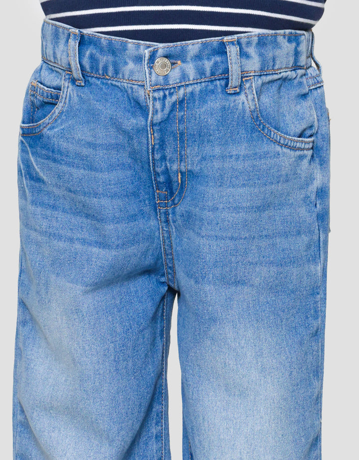 Little M Simply Mom Fit Celana Denim Anak Perempuan