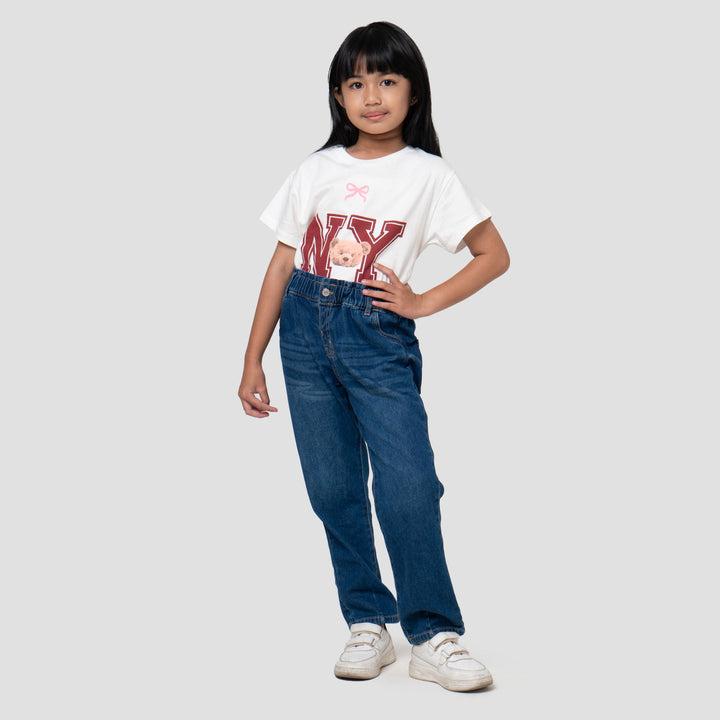 Little M Baggy Celana Denim Anak Perempuan