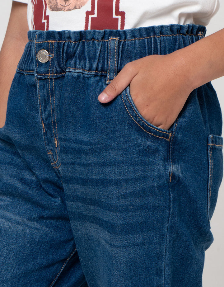 Little M Baggy Celana Denim Anak Perempuan