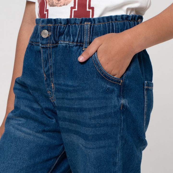 Little M Baggy Celana Denim Anak Perempuan