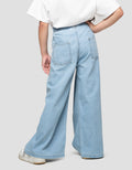Little M Wide Leg Celana Denim Anak Perempuan