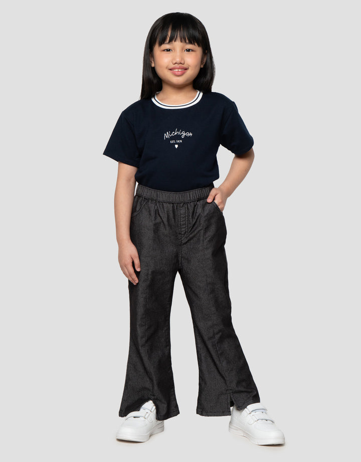 Little M Woven Flare Celana Jegging Anak Perempuan