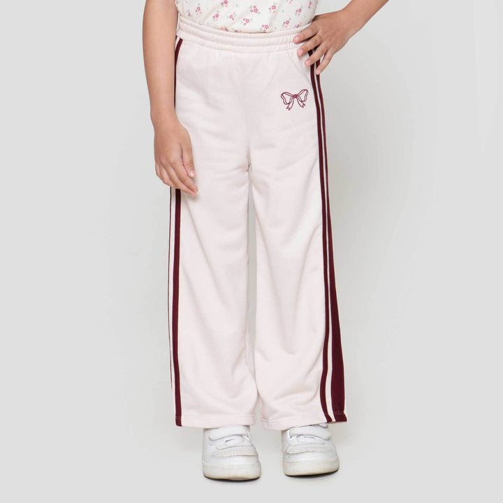 Little M Terry Stripe Celana Anak Perempuan