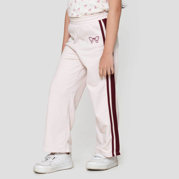 Little M Terry Stripe Celana Anak Perempuan