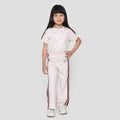 Little M Terry Stripe Celana Anak Perempuan