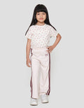 Little M Terry Stripe Celana Anak Perempuan