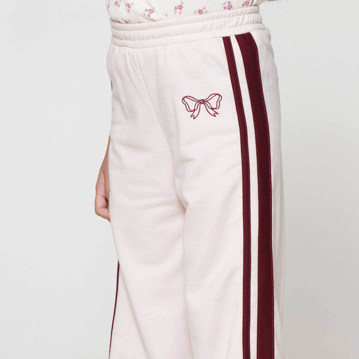 Little M Terry Stripe Celana Anak Perempuan