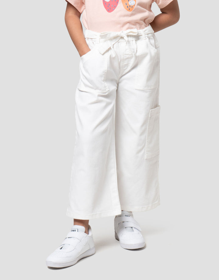 Little M Woven Pocket Celana Cargo Anak Perempuan