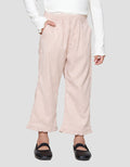 Little M Corduroy Ruffle Bawah Celana Anak Perempuan