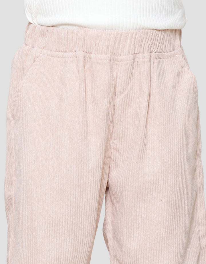 Little M Corduroy Ruffle Bawah Celana Anak Perempuan