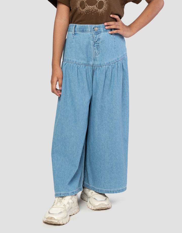 Little M Loose Fit Celana Denim Anak Perempuan