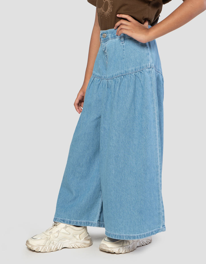 Little M Loose Fit Celana Denim Anak Perempuan
