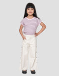 Little M Wide Leg With Bordir Pita Celana Anak Perempuan