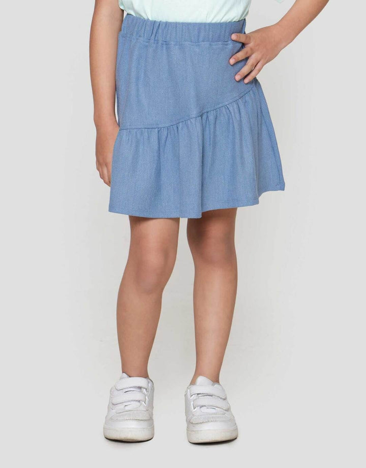 Little M Ruffle Twill Mini Rok Anak Perempuan