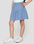 Little M Ruffle Twill Mini Rok Anak Perempuan