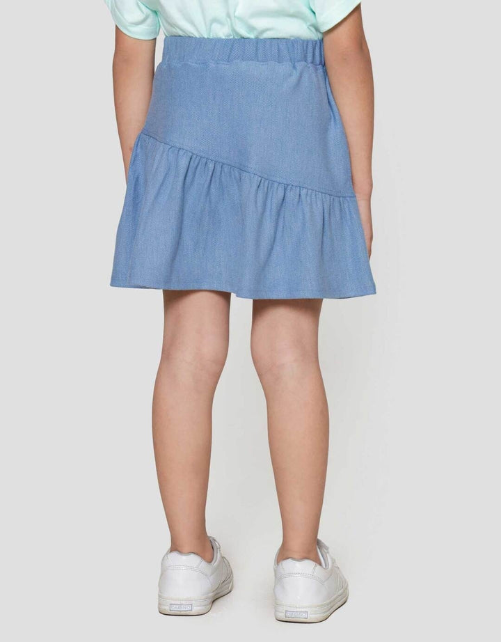 Little M Ruffle Twill Mini Rok Anak Perempuan