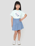 Little M Ruffle Twill Mini Rok Anak Perempuan