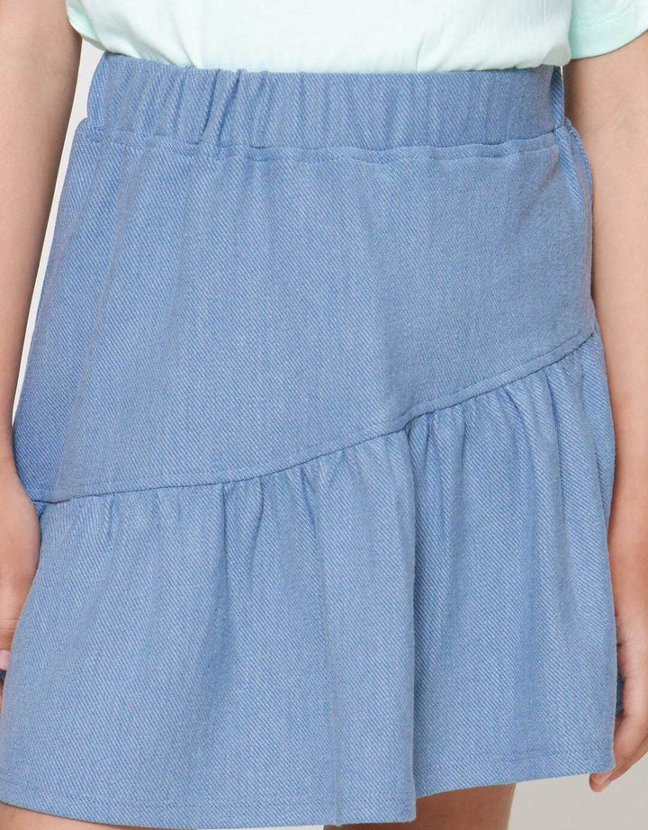 Little M Ruffle Twill Mini Rok Anak Perempuan
