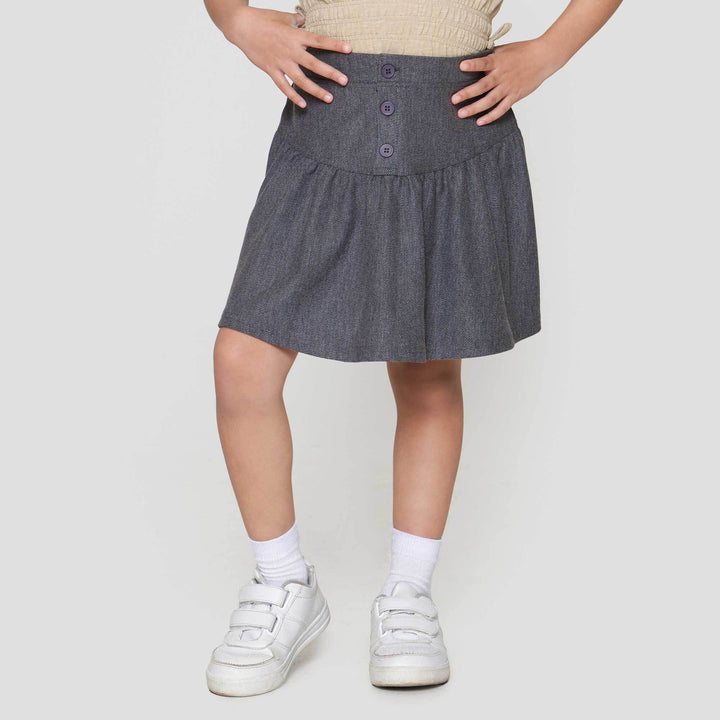 Little M Ruffle Twill Mini Rok Anak Perempuan