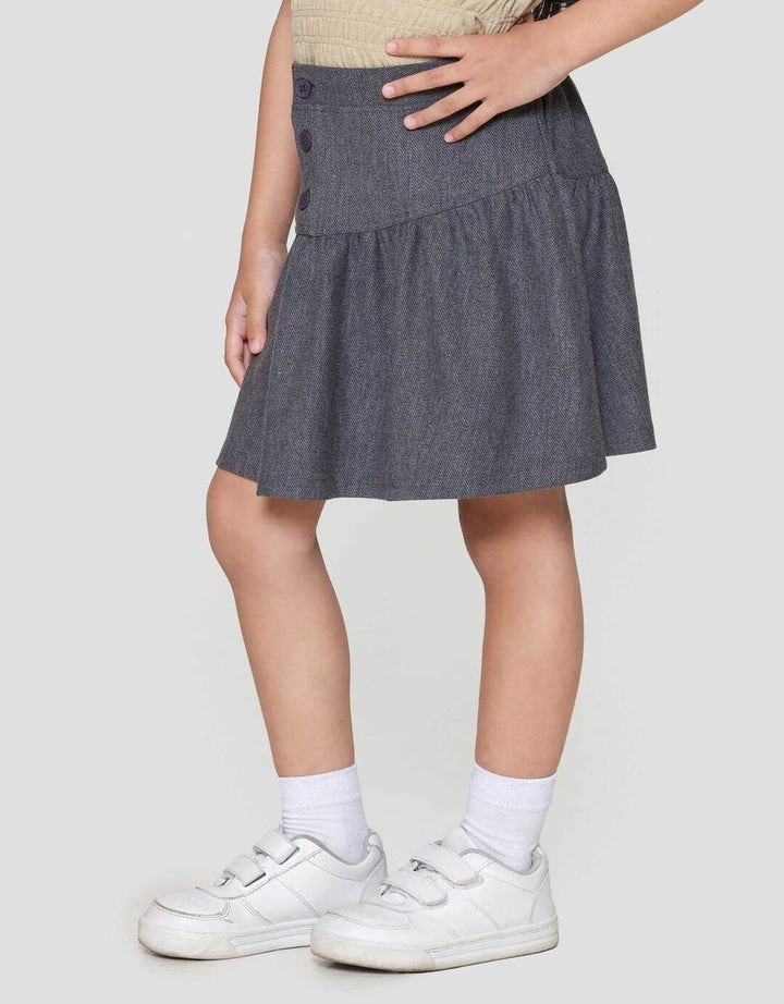 Little M Ruffle Twill Mini Rok Anak Perempuan