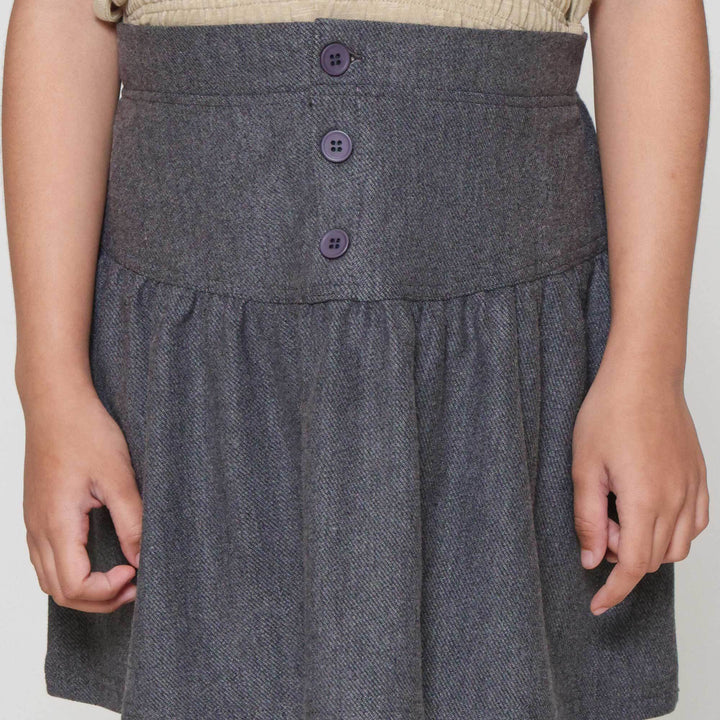 Little M Ruffle Twill Mini Rok Anak Perempuan