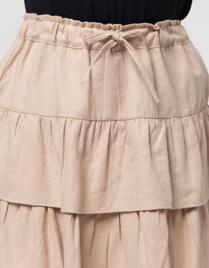 Little M Tier Lipet Celana Rok Anak Perempuan