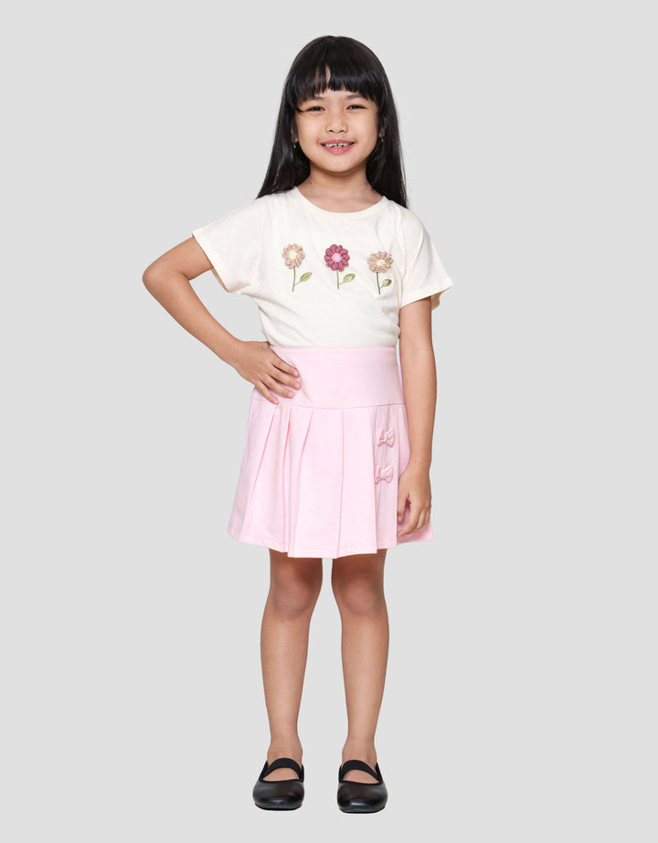 Little M Lipit Pita Celana Rok Anak Perempuan