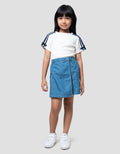 Little M Denim With Pocket Side Celana Rok Anak Perempuan