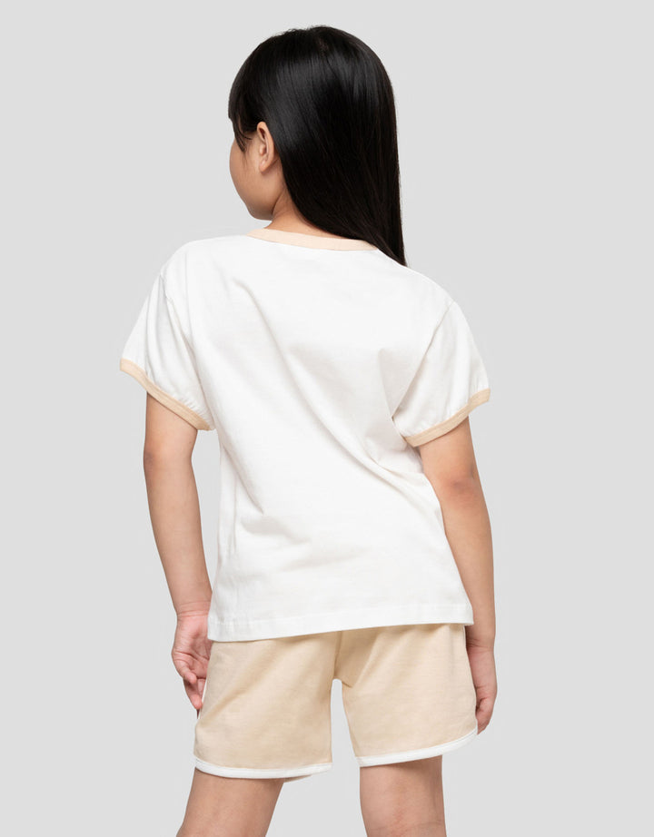 Little M Varsity Pakaian Setelan Anak Perempuan