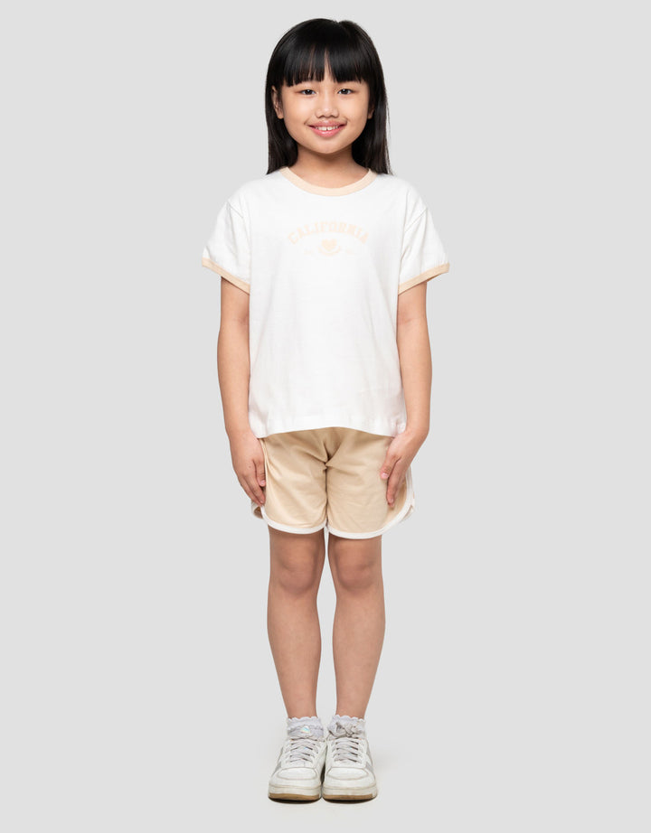 Little M Varsity Pakaian Setelan Anak Perempuan