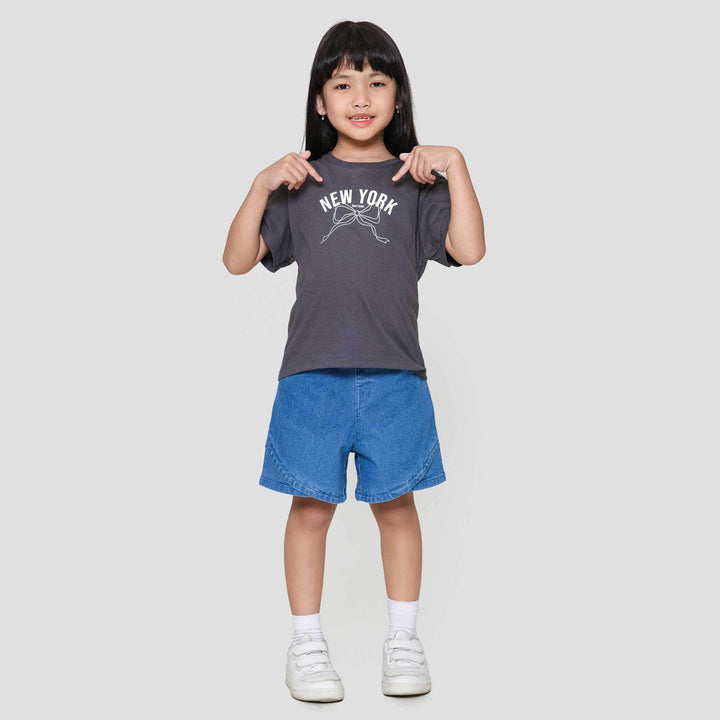 Little M New York Pita Kaos Anak Perempuan
