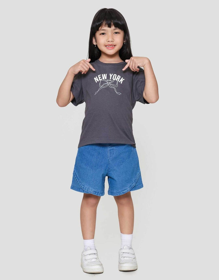 Little M New York Pita Kaos Anak Perempuan