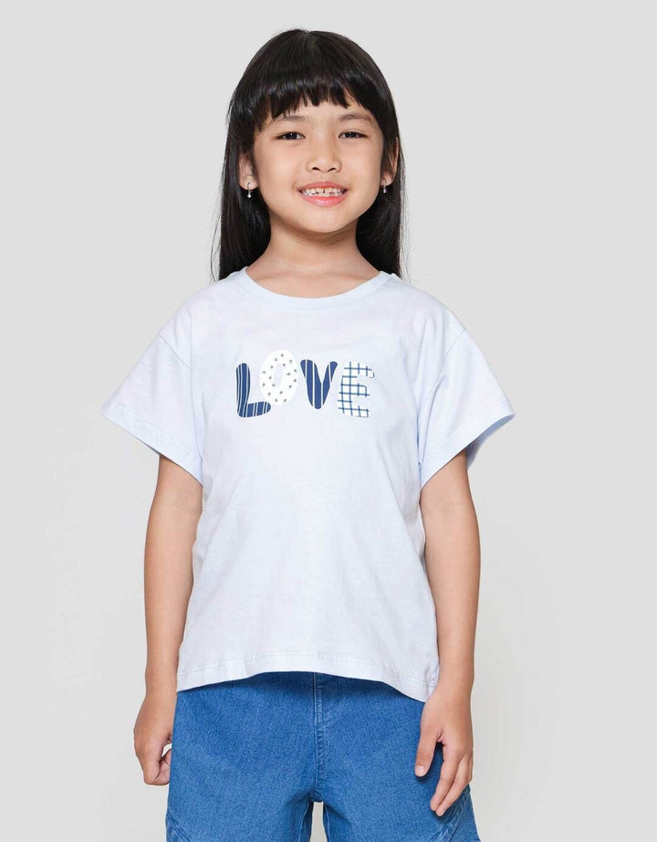Little M Love Kaos Anak Perempuan