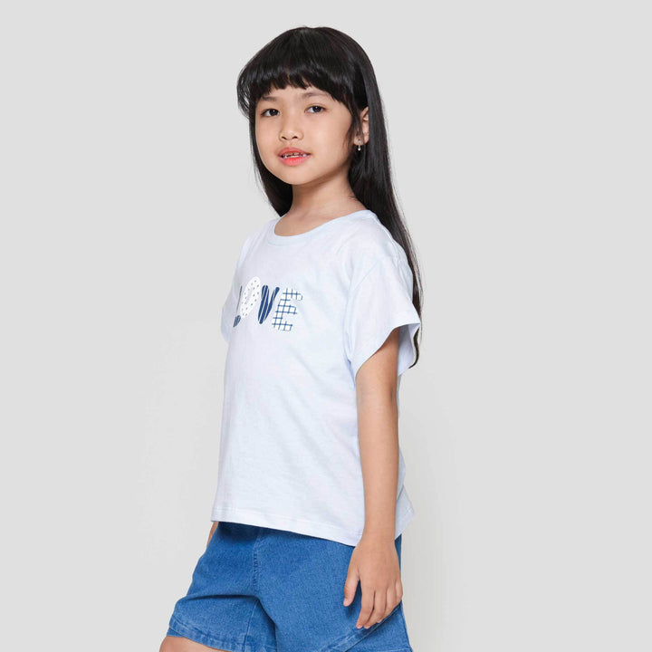 Little M Love Kaos Anak Perempuan