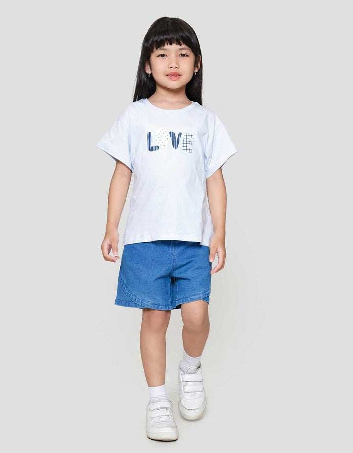 Little M Love Kaos Anak Perempuan