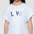 Little M Love Kaos Anak Perempuan