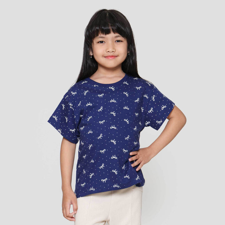 Little M Aop Pita Polkadot Kaos Anak Perempuan