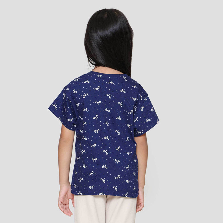 Little M Aop Pita Polkadot Kaos Anak Perempuan