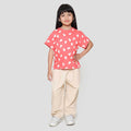 Little M Aop Heart Kaos Anak Perempuan