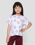 Little M Aop Flower Kaos Anak Perempuan
