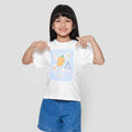 Little M Carrot Flower Kaos Anak Perempuan