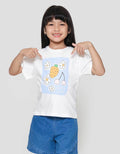 Little M Carrot Flower Kaos Anak Perempuan