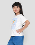 Little M Carrot Flower Kaos Anak Perempuan