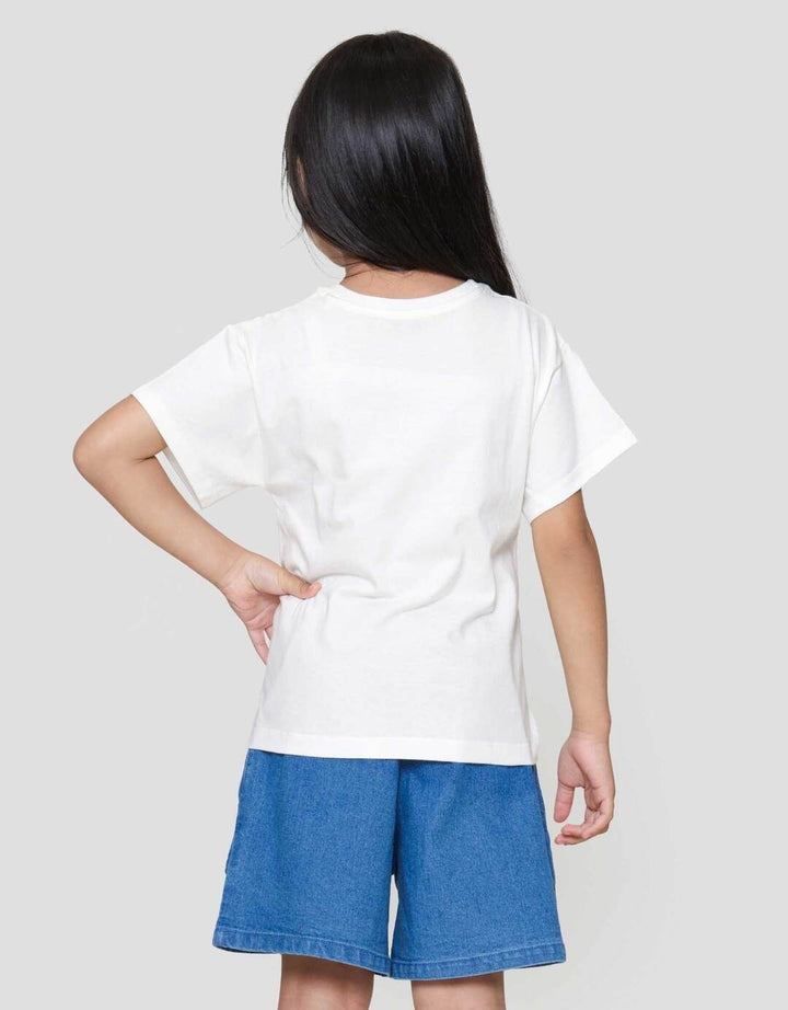 Little M Carrot Flower Kaos Anak Perempuan