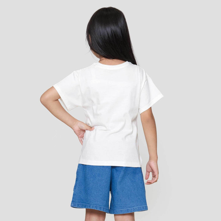 Little M Carrot Flower Kaos Anak Perempuan