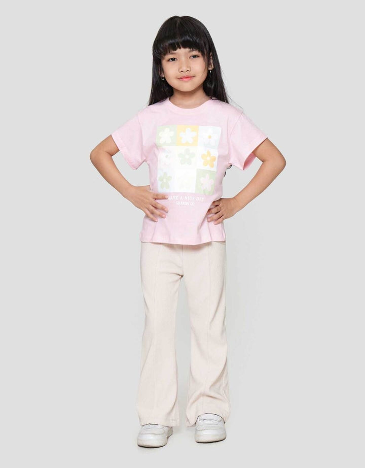 Little M Flower Kaos Anak Perempuan