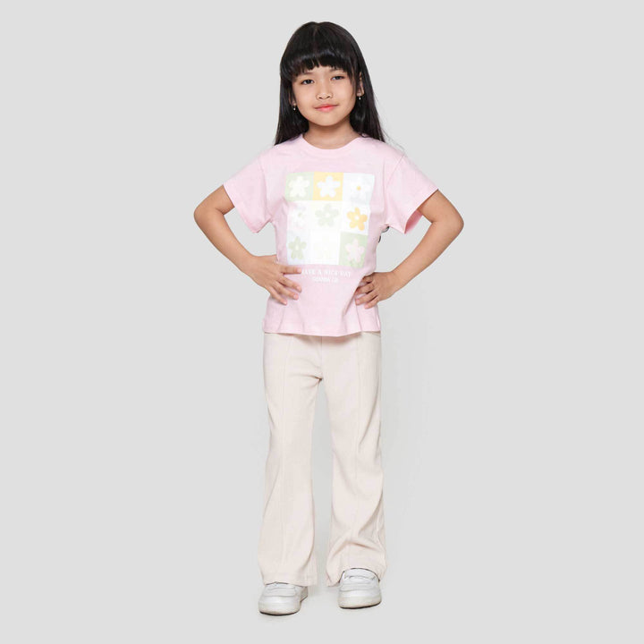 Little M Flower Kaos Anak Perempuan