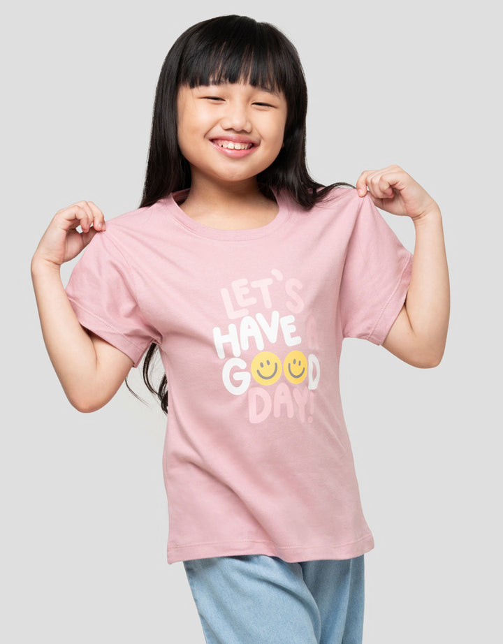 Little M Lets Have A Good Day Kaos Anak Perempuan
