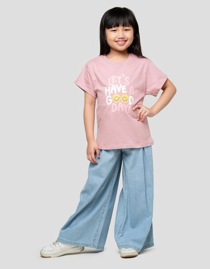 Little M Lets Have A Good Day Kaos Anak Perempuan